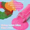 imageHTVRONT Red Glitter Fine Glitter  50g176oz Extra Fine Glitter for Crafts 1128 Portable Resin Glitter for Nails Tumblers OrnamentsAHolographic Hot Pink