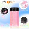 imageHTVRONT Red Glitter Fine Glitter  50g176oz Extra Fine Glitter for Crafts 1128 Portable Resin Glitter for Nails Tumblers OrnamentsAHolographic Light Pink
