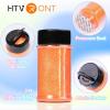 imageHTVRONT Red Glitter Fine Glitter  50g176oz Extra Fine Glitter for Crafts 1128 Portable Resin Glitter for Nails Tumblers OrnamentsAHolographic Orange