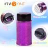 imageHTVRONT Red Glitter Fine Glitter  50g176oz Extra Fine Glitter for Crafts 1128 Portable Resin Glitter for Nails Tumblers OrnamentsAHolographic Purple