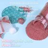 imageHTVRONT Red Glitter Fine Glitter  50g176oz Extra Fine Glitter for Crafts 1128 Portable Resin Glitter for Nails Tumblers OrnamentsAHolographic Rose Pink