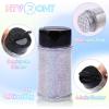 imageHTVRONT Red Glitter Fine Glitter  50g176oz Extra Fine Glitter for Crafts 1128 Portable Resin Glitter for Nails Tumblers OrnamentsAHolographic Silver