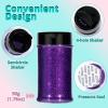 imageHTVRONT Red Glitter Fine Glitter  50g176oz Extra Fine Glitter for Crafts 1128 Portable Resin Glitter for Nails Tumblers OrnamentsBPurple Glitter
