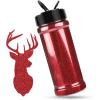imageHTVRONT Red Glitter Fine Glitter  50g176oz Extra Fine Glitter for Crafts 1128 Portable Resin Glitter for Nails Tumblers OrnamentsBRed Glitter