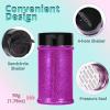 imageHTVRONT Red Glitter Fine Glitter  50g176oz Extra Fine Glitter for Crafts 1128 Portable Resin Glitter for Nails Tumblers OrnamentsPurple