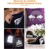 imageHTVRONT Reflective Heat Transfer Vinyl HTV Roll 12quotx10 Silver Iron On Vinyl Roll for TShirt Light GreyLight Grey