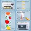 imageHTVRONT Shrink Wrap for Sublimation Tumblers 5X10 Inch  100PCS Sublimation Shrink Wrap Sleeves HeatResistant Tumbler Shrink Wrap Film