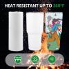 imageHTVRONT Shrink Wrap for Sublimation Tumblers 8 X 12 Inch  60PCS Sublimation Shrink Wrap Sleeves HeatResistant Tumbler Shrink Wrap Film