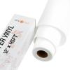 imageHTVRONT Silver Glitter Heat Transfer Vinyl  10quot x 5FT Silver Glitter HTV Vinyl for TShirts Silver Glitter Iron on Vinyl for All Cutter MachineSilver GlitterWhite