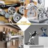 imageHTVRONT Silver Liquid Mirror Chrome Marker 3PCS  Paint Pen Permanent Metallic 3 Nibs Silver Chrome Paint Pen for Models Paintings Toys or Car Accessories