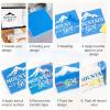 imageHTVRONT Stencil Permanent Adhesive Vinyl  12 x 50 FT Light Blue Adhesive Stencil Vinyl Compatible with Cricut Cutting Machine ampamp Silhouette Machine50FT