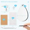 imageHTVRONT Sublimation Earring Blanks Bulk  30 Pcs Wood Earrings Blanks with Blue Protective Film  Unfinished MDF Teardrop Earrings for Sublimation Printing with Template Weeder Hooks Jump Rings50 pcs