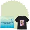 imageHTVRONT Sublimation HTV  10 Pack Matte Vinyl for DarkLight Fabric  Sublimation Blanks for Shirts Pillow Bag HatGlossy