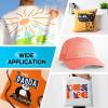 imageHTVRONT Sublimation HTV for Dark FabricLight Fabric 30 Pack  12  10 Matte Sublimation Vinyl  Sublimation Blanks for Sublimation ShirtsHatPillowBagLight Fabric
