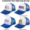 imageHTVRONT Sublimation Hats Trucker Hat 5PCS Red  Custom Trucker Hat Sponge for HTV Vinly Sublimation EmbroideryRed