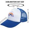 imageHTVRONT Sublimation Hats Trucker Hat 5PCS Red  Custom Trucker Hat Sponge for HTV Vinly Sublimation EmbroideryRed
