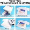 imageHTVRONT Sublimation Paper 85 x 11 Inches  150 Sheets 105g Excellent Ink Release Sublimation Transfer Paper for Tumblers Mugs Tshirts8511