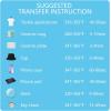 imageHTVRONT Sublimation Paper 85 x 11 Inches  150 Sheets 105g Excellent Ink Release Sublimation Transfer Paper for Tumblers Mugs Tshirts8511