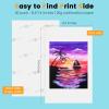 imageHTVRONT Sublimation Paper 85x14 inches  30 Sheets Sublimation Transfer Paper Compatible with Inkjet Printer Easy to Transfer 120 gsm Sublimination Paper for tumblers Tshirts Mugs8514