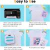 imageHTVRONT Sublimation Paper 85x14 inches  30 Sheets Sublimation Transfer Paper Compatible with Inkjet Printer Easy to Transfer 120 gsm Sublimination Paper for tumblers Tshirts Mugs8511