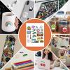 imageHTVRONT Sublimation Sticker Paper  20 Pcs Glossy White Waterproof Sublimation StickersTransparent