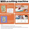 imageHTVRONT Sublimation Sticker Paper  20 Pcs Matte White Waterproof Sublimation StickersTransparent