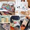 imageHTVRONT Sublimation Sticker Paper  50 Pcs Glossy White Waterproof Sublimation Stickers 85  11in for DecorationTransparent