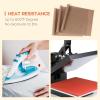 imageHTVRONT Teflon Sheets for Heat Press  3 Packs 12quot x 16quot Teflon Sheets with 3 Rolls 10mm x 33m Heat Tape for Sublimation NonStick Teflon Sheet Heat Resistant BrownBrown