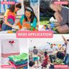 imageHTVRONT Tie Dye Kit  40 Vibrant Colors Tye Dye Kit for Large Groups PreFilled Bottles Tye dye for Kids Permanent Tie Dye Kits for Adults Tyedyedye Party Supplies Tye dye Kit to GoJust Add Water40 Colors