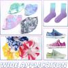 imageHTVRONT Tie Dye Kit for Kids and Adults  18 Colors 80ML PreFilled Bottles Permanent NonToxic Tye Dye Kits for Clothing TShirt Fabric Textile Craft Party Handmade ProjectJust Add WaterE  8 Galaxy Colors