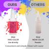 imageHTVRONT Tie Dye Kit for Kids and Adults  18 Colors 80ML PreFilled Bottles Permanent NonToxic Tye Dye Kits for Clothing TShirt Fabric Textile Craft Party Handmade ProjectJust Add WaterF  7 Colors with 60ml Spray Bottles