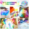 imageHTVRONT Tie Dye Kit for Kids and Adults  18 Colors 80ML PreFilled Bottles Permanent NonToxic Tye Dye Kits for Clothing TShirt Fabric Textile Craft Party Handmade ProjectJust Add WaterB  26 Colors with 60ml Bottles