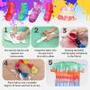 imageHTVRONT Tie Dye Kit for Kids and Adults  18 Colors 80ML PreFilled Bottles Permanent NonToxic Tye Dye Kits for Clothing TShirt Fabric Textile Craft Party Handmade ProjectJust Add WaterF  7 Colors with 60ml Spray Bottles