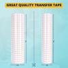imageHTVRONT Transfer Tape for Vinyl  12quot x 150 FT Red Alignment Grid Clear Transfer Paper for Vinyl for Self Adhesive Vinyl  Medium Tack Vinyl Transfer Tape for Decals Signs Windows Stickers12 x 50FT Medium tack