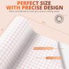 imageHTVRONT Transfer Tape for Vinyl  12quot x 30 Feet Clear wRed Alignment Grid Medium Tack Vinyl Transfer Tape Perfect for Cameo Self Adhesive Vinyl for Signs Stickers Decals Walls Doors ampamp Window06in x 50ft