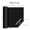 imageHTVRONT Transfer Tape for Vinyl  6quot x 50 FT Blue Alignment Grid Clear Transfer Paper  Application Vinyl Transfer Tape Roll for Self Adhesive Vinyl for Signs Stickers Decals Walls Doors ampamp WindowsMatte Black