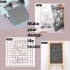 imageHTVRONT Transfer Tape for Vinyl  6quot x 50 FT Blue Alignment Grid Clear Transfer Paper  Application Vinyl Transfer Tape Roll for Self Adhesive Vinyl for Signs Stickers Decals Walls Doors ampamp WindowsSilver