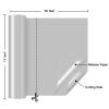 imageHTVRONT Transfer Tape for Vinyl  6quot x 50 FT Blue Alignment Grid Clear Transfer Paper  Application Vinyl Transfer Tape Roll for Self Adhesive Vinyl for Signs Stickers Decals Walls Doors ampamp WindowsSilver