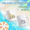 imageHTVRONT Transfer Tape for Vinyl  6quot x 50 FT Blue Alignment Grid Clear Transfer Paper  Application Vinyl Transfer Tape Roll for Self Adhesive Vinyl for Signs Stickers Decals Walls Doors ampamp WindowsMirror Metallic Silver