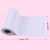 imageHTVRONT Transfer Tape for Vinyl  6quot x 50 FT Blue Alignment Grid Clear Transfer Paper  Application Vinyl Transfer Tape Roll for Self Adhesive Vinyl for Signs Stickers Decals Walls Doors ampamp WindowsBlue