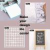 imageHTVRONT Transfer Tape for Vinyl  6quot x 50 FT Blue Alignment Grid Clear Transfer Paper  Application Vinyl Transfer Tape Roll for Self Adhesive Vinyl for Signs Stickers Decals Walls Doors ampamp WindowsGlossy White