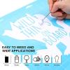 imageHTVRONT Transfer Tape for Vinyl  6quot x 50 FT Blue Alignment Grid Clear Transfer Paper  Application Vinyl Transfer Tape Roll for Self Adhesive Vinyl for Signs Stickers Decals Walls Doors ampamp WindowsMatte White