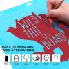 imageHTVRONT Transfer Tape for Vinyl  6quot x 50 FT Blue Alignment Grid Clear Transfer Paper  Application Vinyl Transfer Tape Roll for Self Adhesive Vinyl for Signs Stickers Decals Walls Doors ampamp WindowsMatte Red