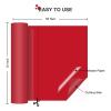 imageHTVRONT Transfer Tape for Vinyl  6quot x 50 FT Blue Alignment Grid Clear Transfer Paper  Application Vinyl Transfer Tape Roll for Self Adhesive Vinyl for Signs Stickers Decals Walls Doors ampamp WindowsMatte Red