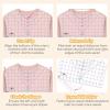 imageHTVRONT Tshirt Ruler Guide for Vinyl Alignment  Transparent PVC Tshirt Measurement Tool for Heat Press in HTV Vinyl AllinONE T Shirt Ruler to Center Design and Craft SewingAPink