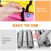 imageHTVRONT Vinyl Roll Holder With 24 Compartments Organizer Rack Wall MountHanging Over The Door Craft Vinyl Storage Idea Gift Wrap Organizer Greygrey