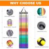 imageHTVRONT Vinyl Roll Holder With 24 Compartments Organizer Rack Wall MountHanging Over The Door Craft Vinyl Storage Idea Gift Wrap Organizer Greygrey