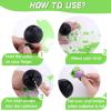 imageHTVRONT Vinyl Weeding Scrap Collector  Portable Handheld Scrap Collector Ring Silicone Weeding Tools for HTV Crafting Adhesive Paper Sheets BlackBlack