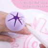imageHTVRONT Vinyl Weeding Scrap Collector  Portable Handheld Scrap Collector Ring Silicone Weeding Tools for HTV Crafting Adhesive Paper Sheets BlackPurple