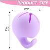 imageHTVRONT Vinyl Weeding Scrap Collector  Portable Handheld Scrap Collector Ring Silicone Weeding Tools for HTV Crafting Adhesive Paper Sheets BlackPurple